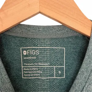Figs Green Salta Seamless Long Sleeve Underscrub Top Shirt Sz S thumbnail 2