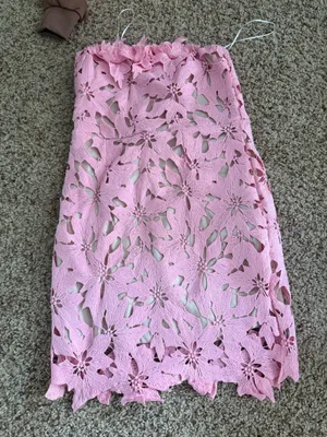 Pink floral dress thumbnail 1
