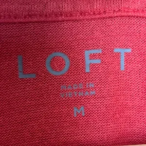 LOFT Women's Long-Sleeve Top Size M Red thumbnail 4