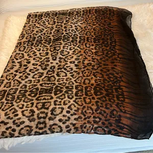 Cejon Animal Print Hombre Infinity Scarf Neutral Color Palette Cheetah Leopard thumbnail 3
