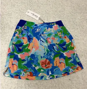 Walter Hagen Womens XS Blue Gouache Floral Lightweight Core Skort 16 Inch‎ NWT thumbnail 1