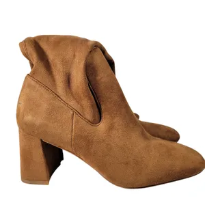 Nordstrom‎ Rack Tan Suede Square Toe Block Heel Knee High Boots Women Size 5 thumbnail 11
