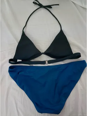 Triangle Top Bikini Blue thumbnail 4