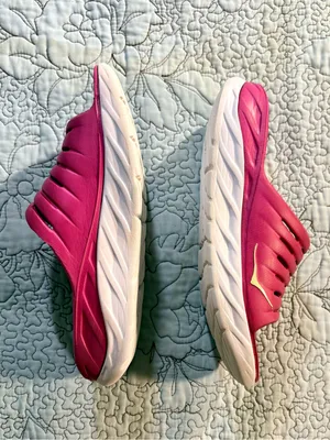 💥 HOKA ONE ONE Ora Recovery Slide Festival Fuchsia Butterfly Women’s 9 🧡 thumbnail 5