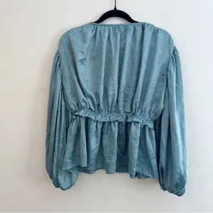 VICI | Sparkly Peplum Blouse thumbnail 2