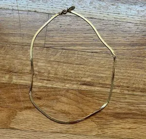 8 inch gold chain necklace thumbnail 1
