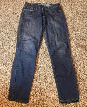 PAIGE Denim Women's Blue Skinny‎ Jeans Size 27 Dark Wash Casual thumbnail 1