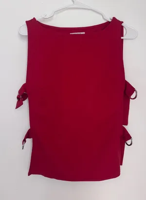 Peppermayo red buckle top thumbnail 1