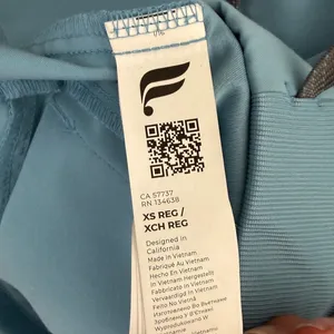 Fabletics Ion Scrub Pant Women's XS Regular Wave Light Blue Semi-Slim Cargo thumbnail 8