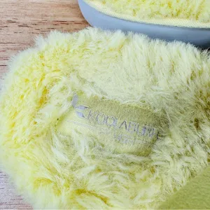 Koolaburra by Ugg Fuzz'd Out Faux Fur Sandals‎ Yellow 9 Slingback thumbnail 8