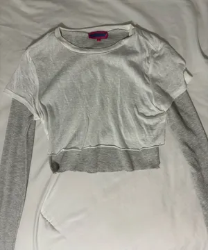 Edikted Long Sleeve Crop Top thumbnail 1