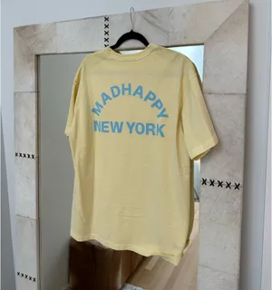 Madhappy New York Yellow Tee Shirt thumbnail 4