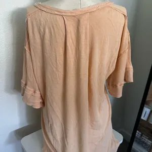 We the free free people blouse peach orange color size XS thumbnail 4
