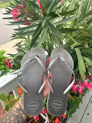 Havaianas Swarovski Crystal Slim Prism Sandals $42 MSRP thumbnail 2