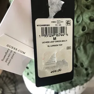 NWT Guess Larisen Cotton Eyelet Peplum Top thumbnail 15