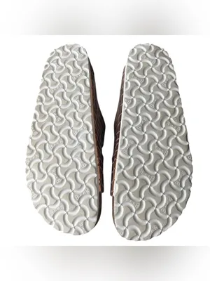 Birkenstock Arizona Gator Gleam Metallic Copper Sandals Ladies 9/40 thumbnail 5