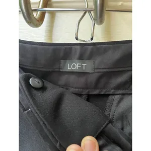 LOFT Slim Fit Black Career Office Pants Dress Pants trousers with stretch thumbnail 2