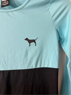PINK Victoria's Secret Turquoise Blue Ultimate T‑Shirt Size Small thumbnail 4