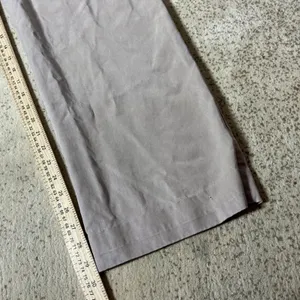 Reformation Mason Pants High Waisted Wide‎ Leg Pleated Tencel Taupe Size 2 thumbnail 3