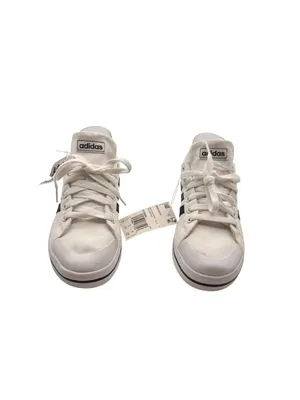 Adidas Size M 5.5 / W7.0 Unisex White Lace Up Canvas Sneakers thumbnail 5