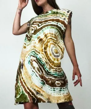 Hand-Dyed Sleeveless Jersey Dress | Size L thumbnail 1
