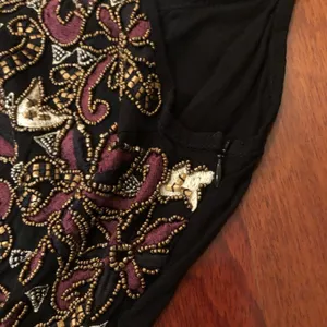 NEW Cleobella Lexington Black Maxi Dress Beaded Embroidered thumbnail 6