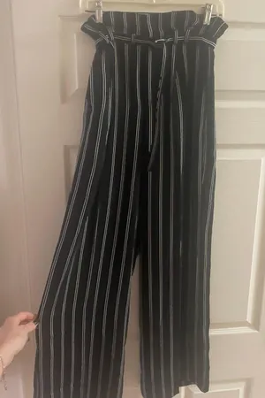 Express Belted High Waisted Work Pants thumbnail 5