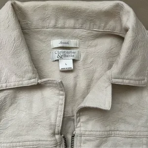 Christopher & Banks stretch textured lightweight jacket thumbnail 4
