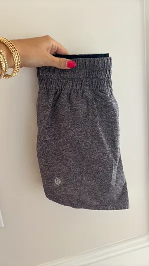 gray lululemon shorts thumbnail 5