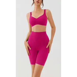 Womens High Waist Seamless Body Shaper Shorts Tummy Control Butt Lift Pink Large thumbnail 5