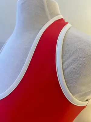 Red Pickle ball Tennis Dress thumbnail 6