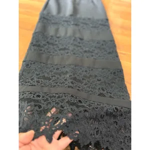 Bronx & Banco Black Lace Maxi Dress Cap Sleeve Formal Cocktail Size S thumbnail 9