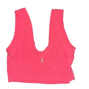 Free People Movement Ribbed Crop Tank Pink Size‎ Small thumbnail 3