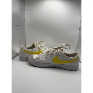 Nike Blazer Low 77 White Yellow DA4074-118‎ Youth 6.5Y Womens 8 Sneakers thumbnail 8