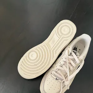 New NIKE Air Force 1 LV8 4 GS Light Khaki Black thumbnail 7