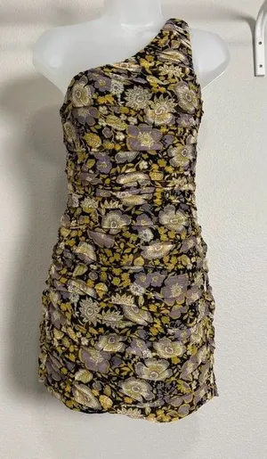 Zara Whimsical Dress wedding guest fall dress thumbnail 1