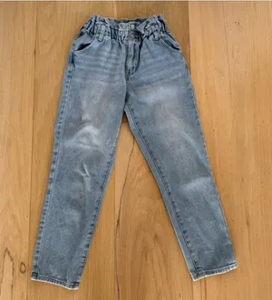 PacSun Mom Jean Light Wash Paperbag Jeans Size 24 thumbnail 1