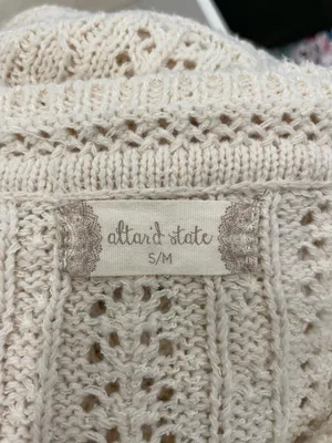 Altar'd State Bohemian Cropped Knit Sweater thumbnail 3