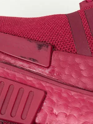 Adidas NMD_R1 Women’s 7.5 Burgundy Boost Knit Sneakers Running Shoes Casual thumbnail 5