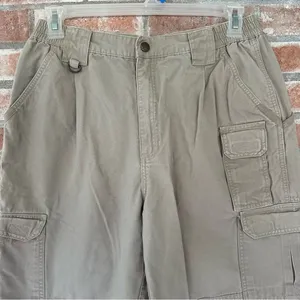 5.11 Tactical Cotton Utility Straight Pants Canvas Khaki Womens 14 Cargo Uniform thumbnail 2