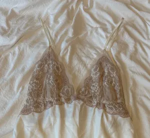 Flora Nikrooz Rosa charmeuse and lace chemise in ivory and blush rose thumbnail 1