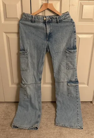 ZARA Cargo Jeans thumbnail 1