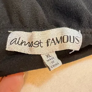 Almost Famous Black Off Shoulder Ruffle Sheath Dress XL Classic Cocktail LBD thumbnail 4