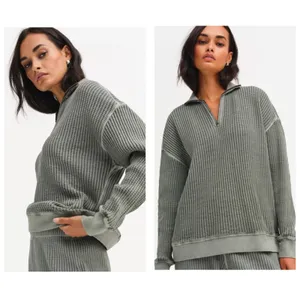 Mate The Label Organic Waffle Collared Half thumbnail 8