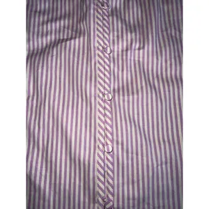 NWT LC‎ Lauren Conrad purple/white stripped 3/4 sleeve blouse size medium thumbnail 9