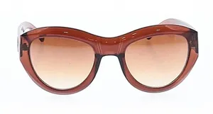 TORY BURCH Logo Brown Gradient Oversized Sunglasses thumbnail 1