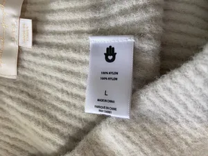 Spiritual Gangster High Rise Wide Leg Knit Sweater Pants Cream Size L Neutral thumbnail 4