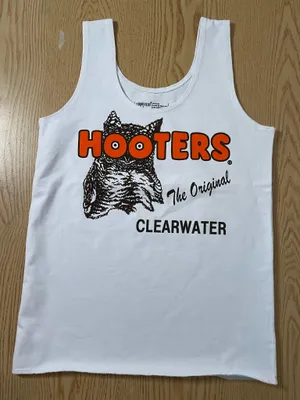 New Hooters girl Uniform tank and shorts Outfit size Medium thumbnail 5