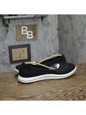 NWT Clarks Breeze Roam Ballet Flat 26177228 Black 9.5N thumbnail 14