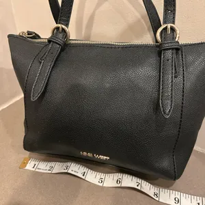 Bag Nine West Elegant Black Satchel Clean! Kylee Mini Tote Crossbody thumbnail 3